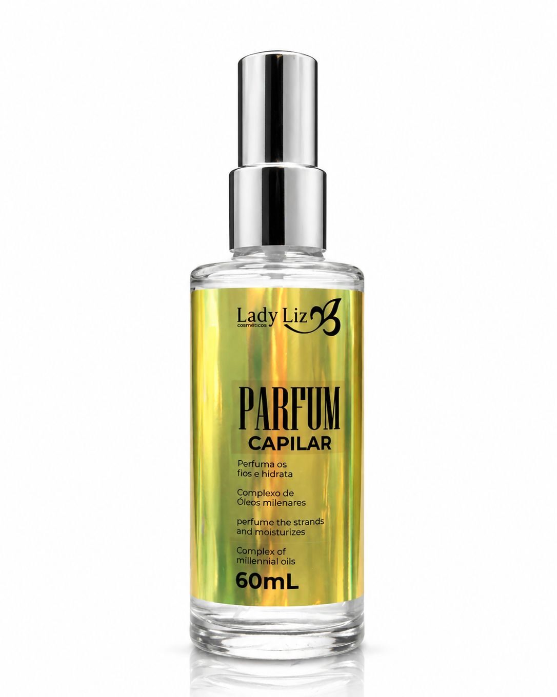 PERFUME CAPILAR 212 LADY LIZ - 60ML