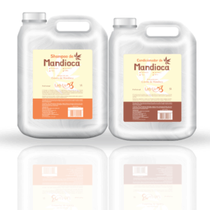KIT SHAMPOO E CONDICIONADOR MANDIOCA LADY LIZ - 5L